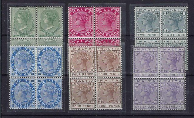 Image of Malta SG 20/8 LMM British Commonwealth Stamp